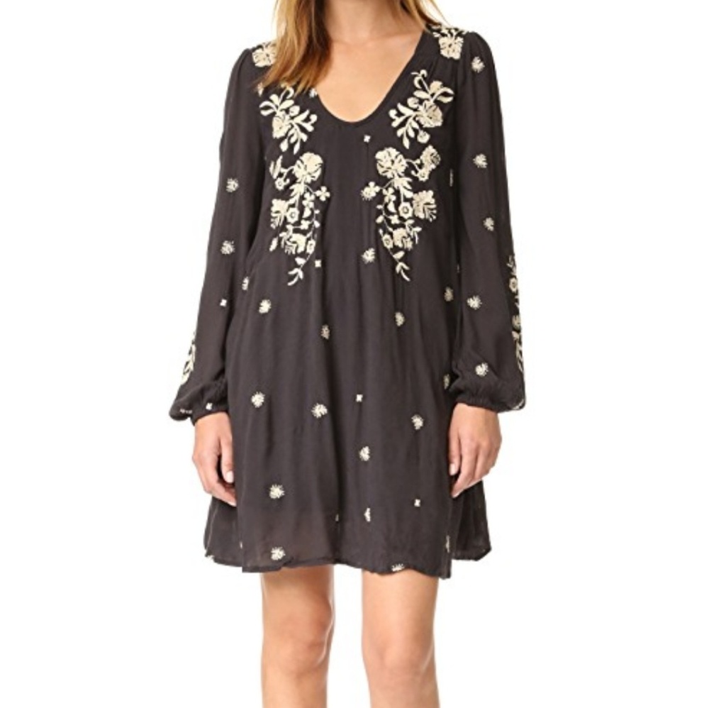 FREE PEOPLE sweet Tennessee black dress
